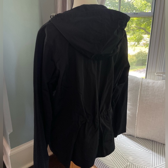 Women’s Eddie Bauer Black Wind/Rain Jacket | Size L - Picture 2 of 5